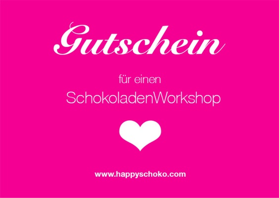Gutschein Schokoworkshop Gutschein Schokoworkshop
